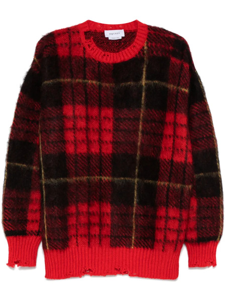  Alexander Mcqueen Tartan-check Sweater - Red 
