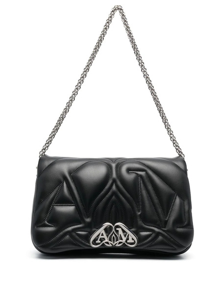  Alexander Mcqueen The Seal Shoulder Bag - Black 