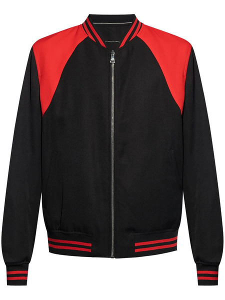  Alexander Mcqueen Two-tone Reversible Bomber Jacket - Black 