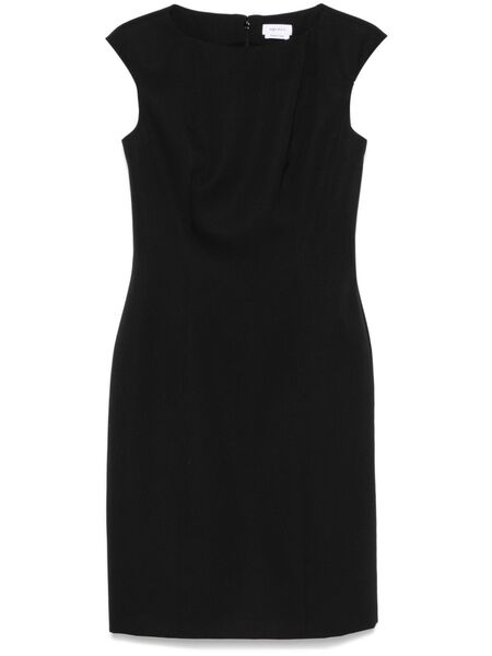  Alexander Mcqueen Wool Mini Dress - Black 