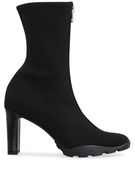  Alexander Mcqueen Zipped-up Ankle Boots - Black 
