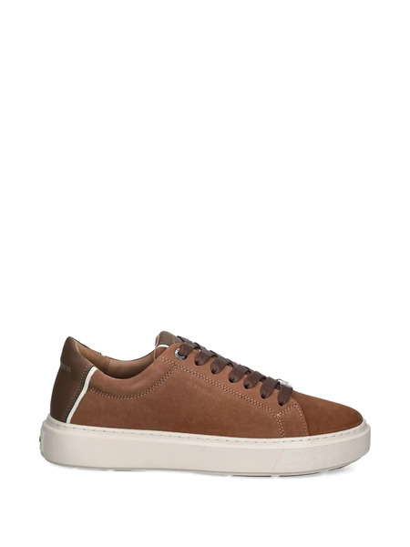  Alexander Smith London Lace-up Panelled Sneakers - Brown 