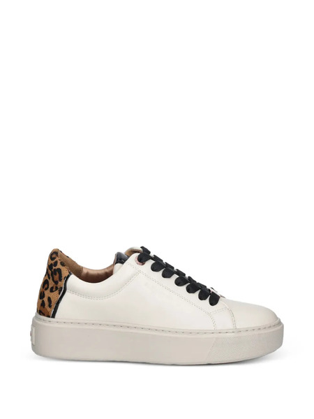  Alexander Smith London Leopard-panel Sneakers - Neutrals 