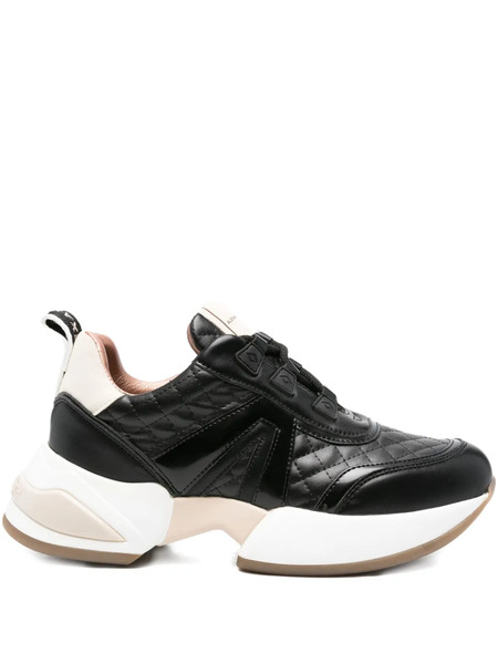  Alexander Smith Marble Leather Sneakers - Black 