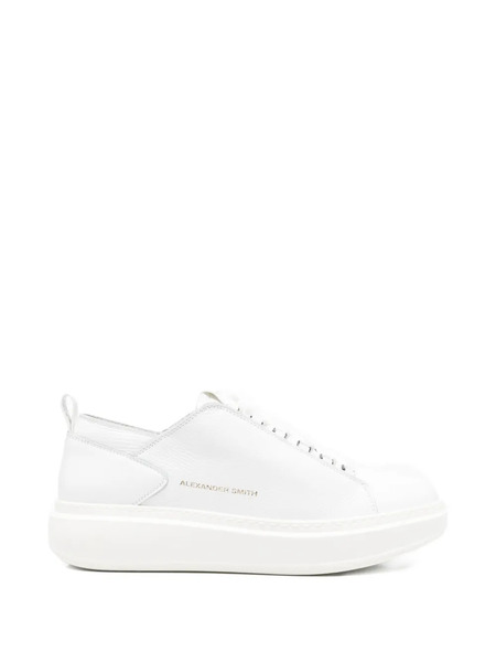  Alexander Smith Wembley Leather Sneakers - White 