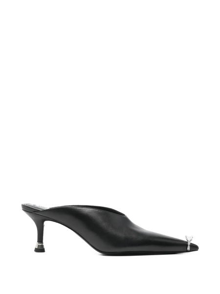  Alexander Wang Akilita Pointed-toe Heeled Mules - Black 
