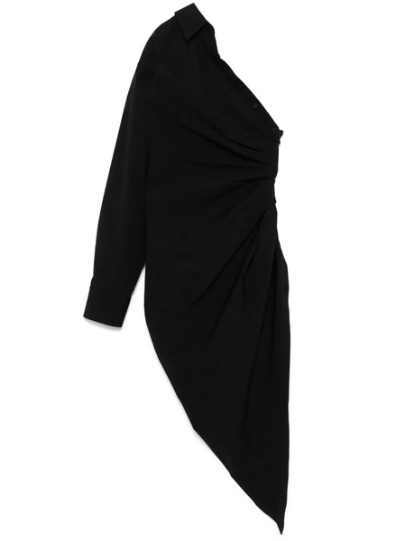  Alexander Wang Asymmetric Mini Dress - Black 