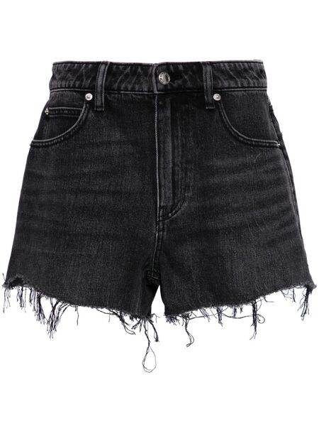  Alexander Wang Bite Denim Shorts - Black 