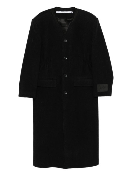  Alexander Wang Collarless Coat - Black 