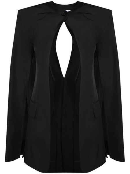  Alexander Wang Collarless Slit Jacket - Black 
