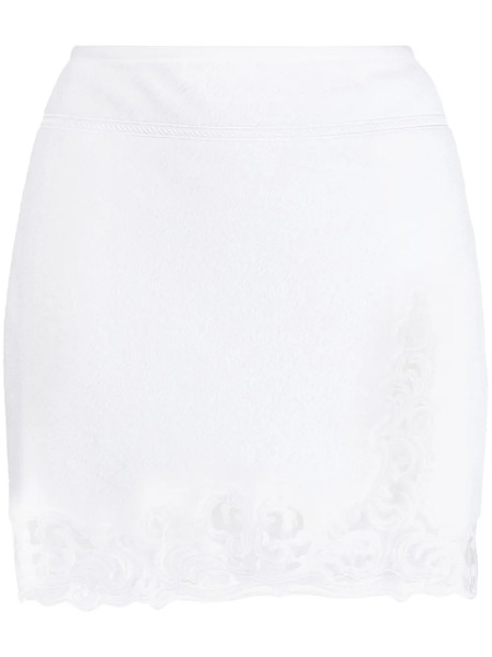  Alexander Wang Corded-lace High-waist Skirt - White 