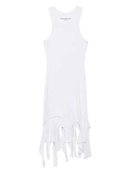  Alexander Wang Deconstructed Cotton Minidress - White 