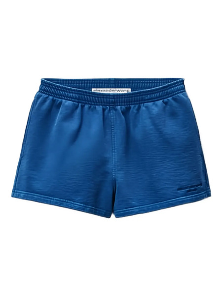  Alexander Wang Elastic-waistband Mini Shorts - Blue 