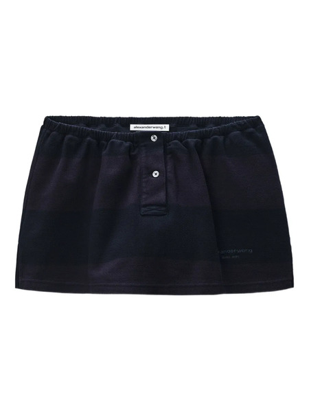  Alexander Wang Elasticated-waist Miniskirt - Black 