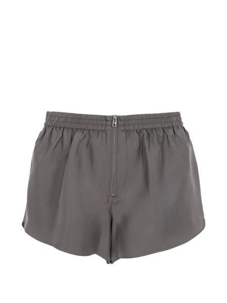  Alexander Wang Elasticated Zip Shorts - Grey 
