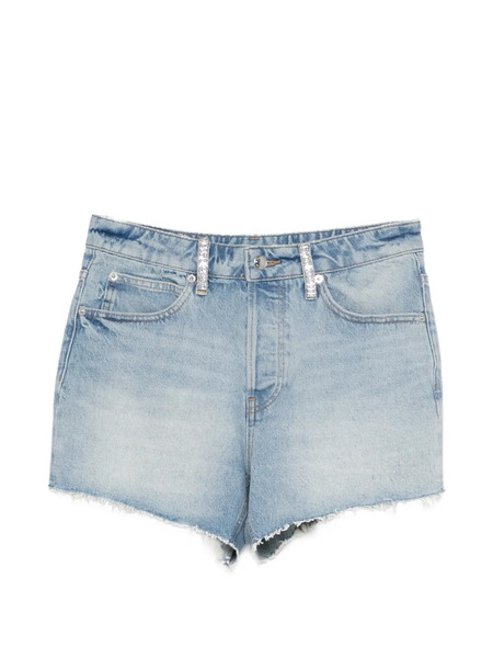  Alexander Wang Five-pocket Belt-loop Shorts - Blue 