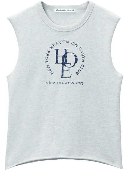  Alexander Wang Graphic Stamp T-shirt - Grey 