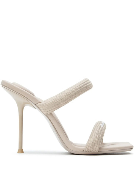  Alexander Wang Julie Double-strap Stiletto Sandals - Neutrals 