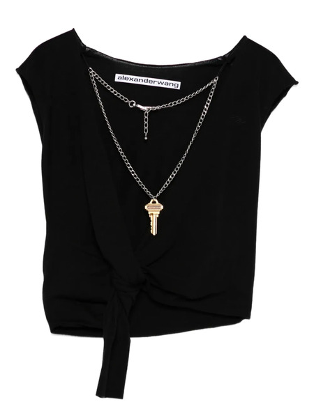  Alexander Wang Key-detail Top - Black 