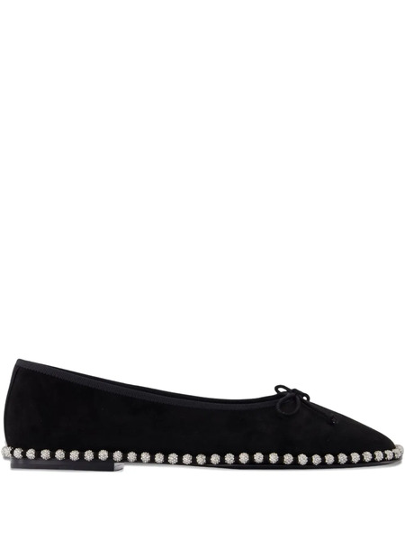 Alexander Wang Lina Ballchain Ballet Flats - Black 