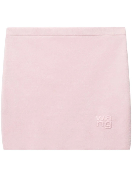  Alexander Wang Logo-embossed Mini Skirt - Pink 