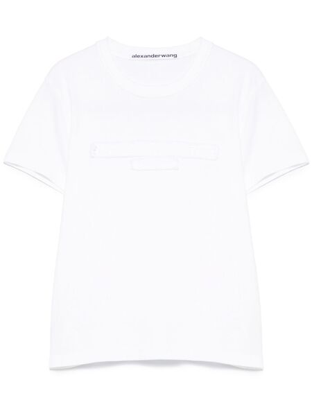  Alexander Wang Logo-embossed T-shirt - White 