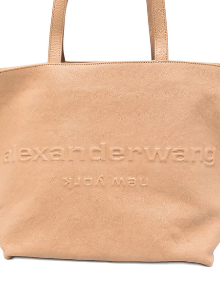  Alexander Wang Logo-embossed Tote Bag - Neutrals 