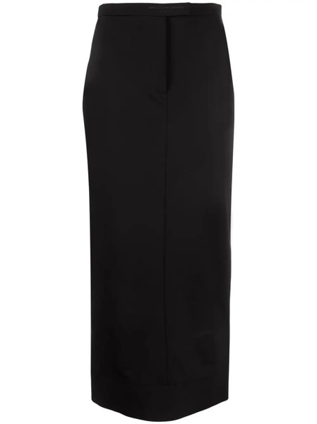  Alexander Wang Logo-embroidered Pencil Skirt - Black 