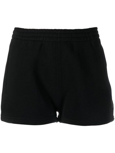  Alexander Wang Logo-embroidered Track Shorts - Black 