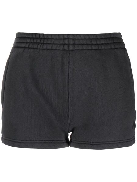  Alexander Wang Logo-embroidered Track Shorts - Grey 