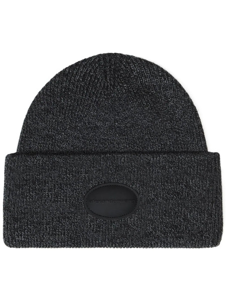  Alexander Wang Logo-patch Beanie - Black 