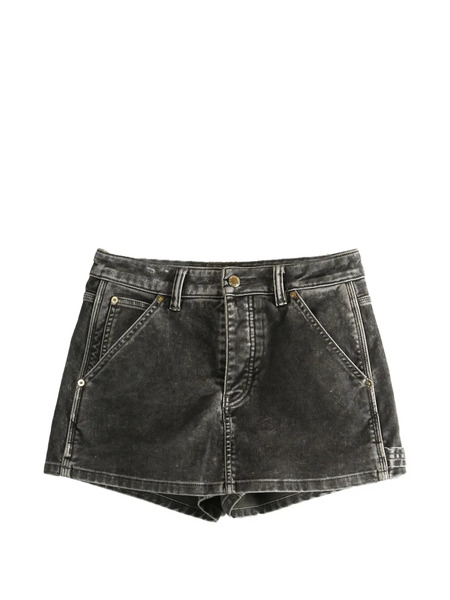  Alexander Wang Logo-patch Mini Skort - Grey 
