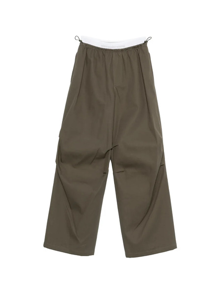  Alexander Wang Logo-waistband Trousers - Green 