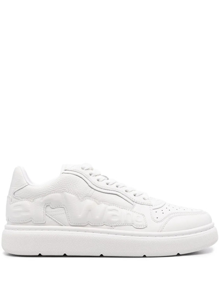  Alexander Wang Puff Leather Sneakers - White 