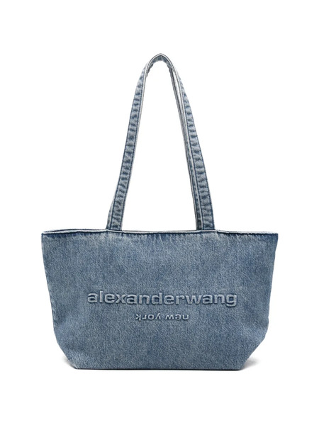  Alexander Wang Punch Logo Shoulder Bag - Blue 