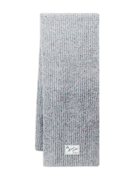  Alexander Wang Speckled-knit Scarf - Grey 