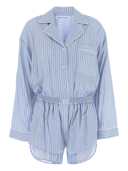  Alexander Wang Striped Jumpsuit - Blue 
