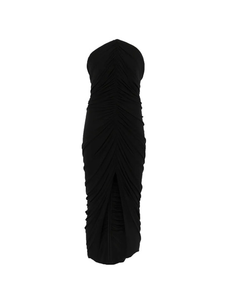  Alexander Wang Structured-bodice Midi Dress - Black 