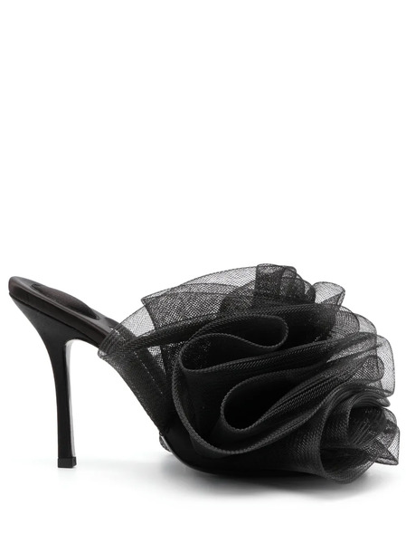  Alexander Wang Tulle Sandals - Black 