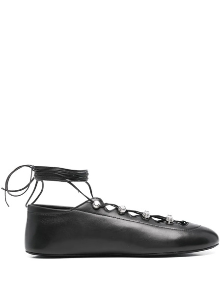  Alexander Wang Vyolette Ballet Flats - Black 