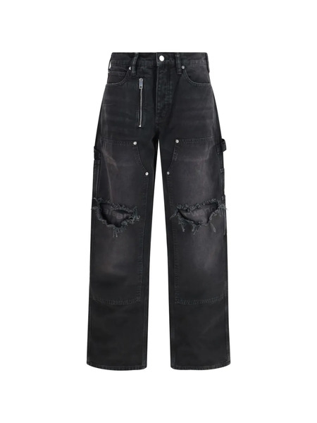  Alexander Wang Zip-detail Jeans - Black 