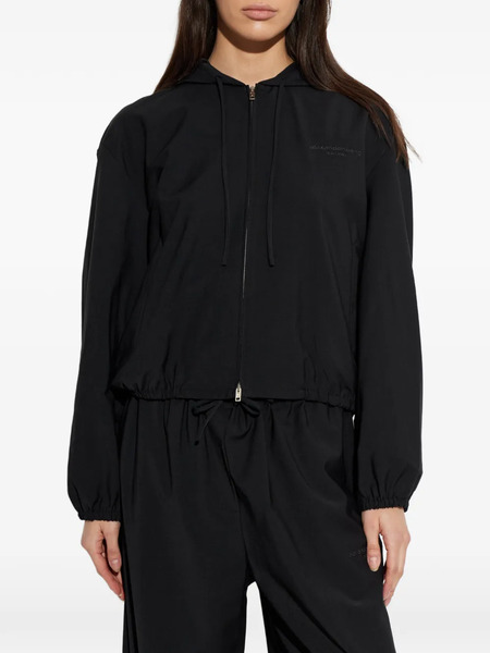  Alexander Wang Zip-up Hoodie - Black 