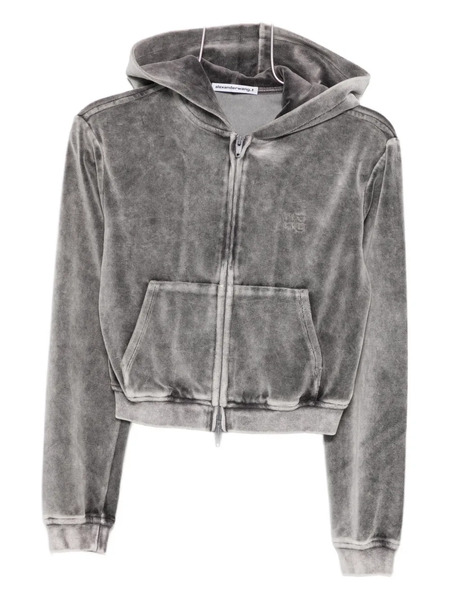  Alexander Wang Zip-up Hoodie - Grey 