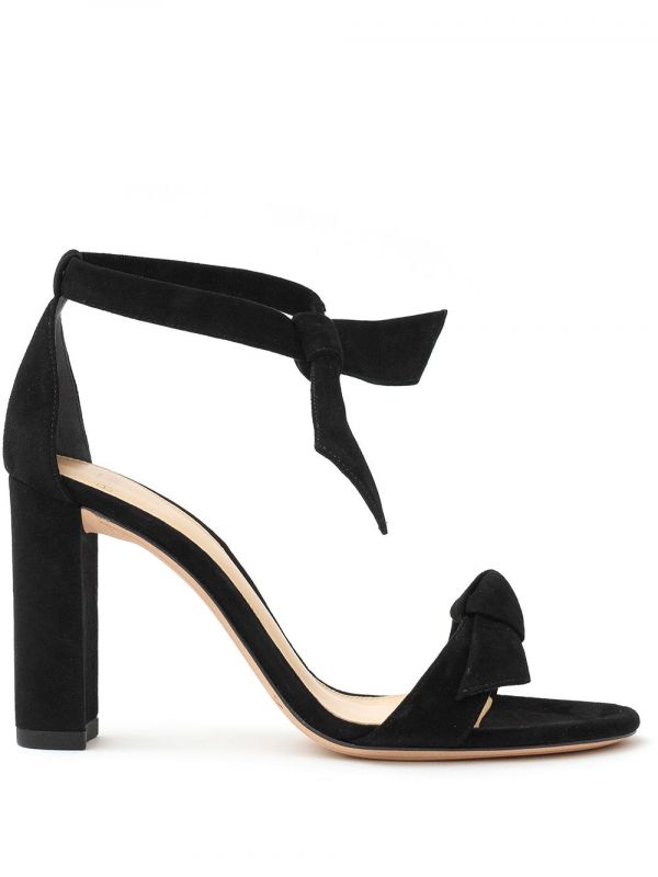  Alexandre Birman Clarita Ankle Tie 90mm Sandals - Black 