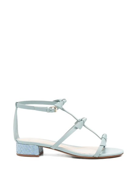  Alexandre Birman Knot-detail Sandals - Blue 