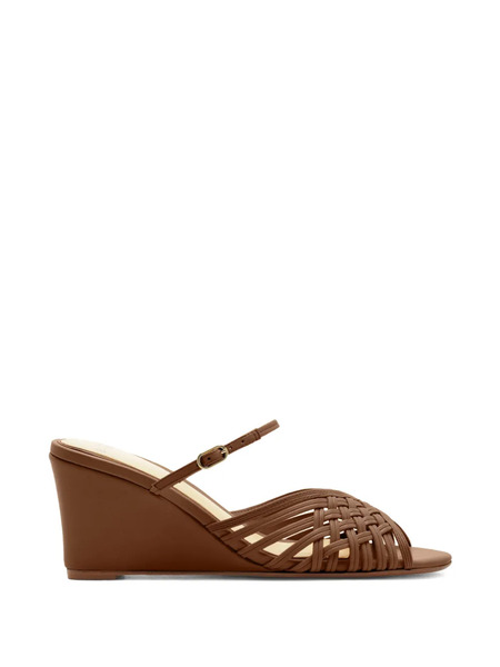  Alexandre Birman Lilian Woven Mules - Brown 