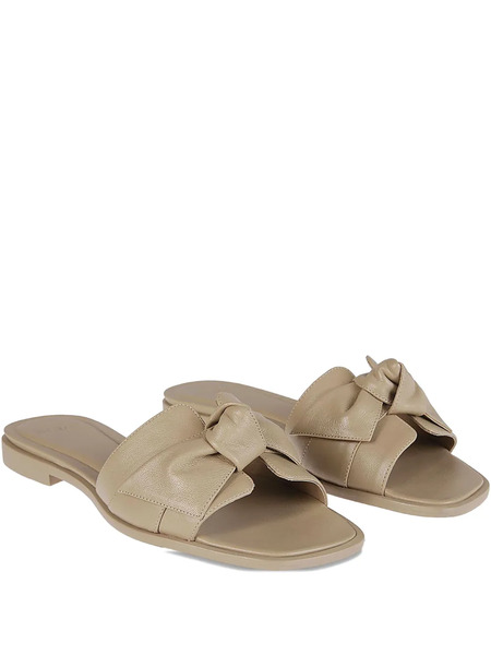  Alexandre Birman Maxi Clarita Bow-detail Leather Sandals - Neutrals 