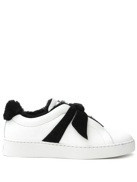 Alexandre Birman Shearling-trimmed Sneakers - White 