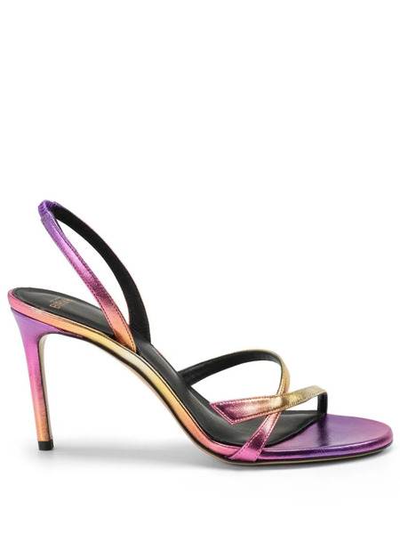 Alexandre Birman Tita 85mm Gradient Leather Sandals - Yellow 