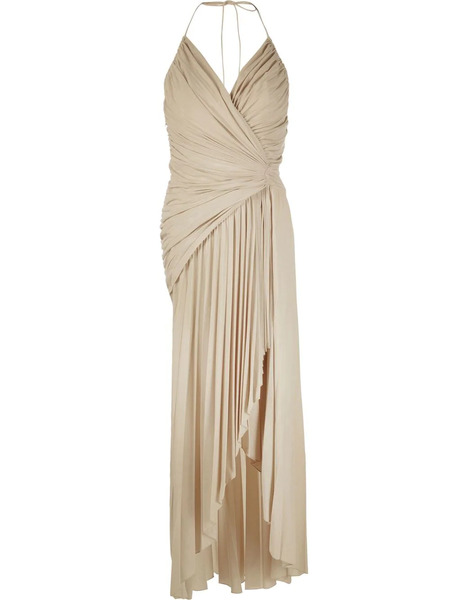  Alexandre Vauthier Draped Asymmetric Dress - Neutrals 